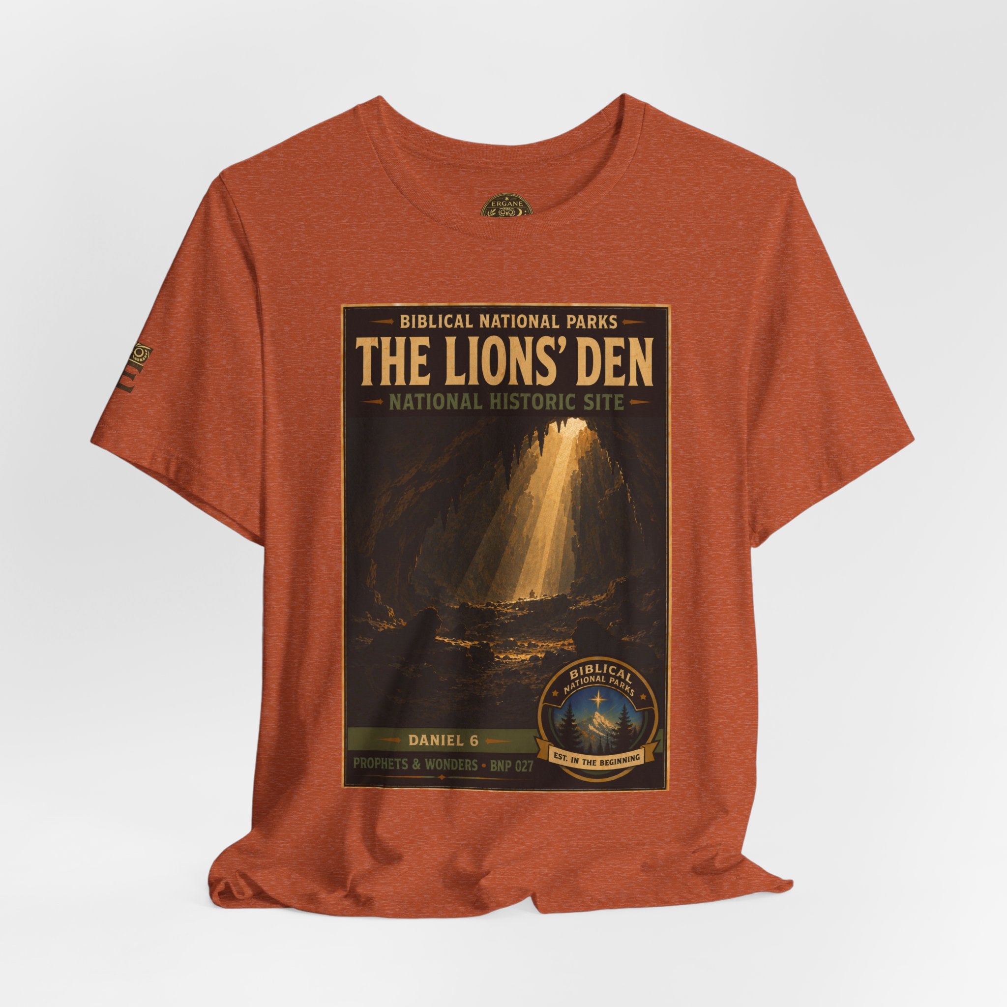 Biblical National Parks Collection V- Prophets & Wonders #027/030 Daniel 6 | Vintage nature poster Tee | Biblical national parks graphic shirt