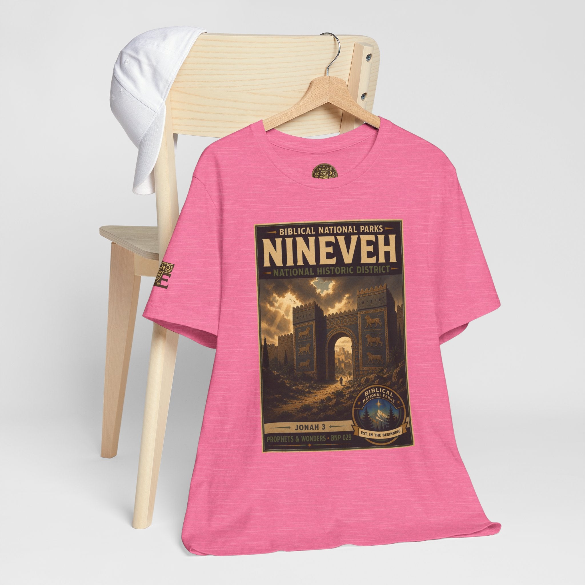 Biblical National Parks Collection V- Prophets & Wonders #029/030 Jonah 3 | Vintage nature poster Tee | Biblical national parks graphic shirt