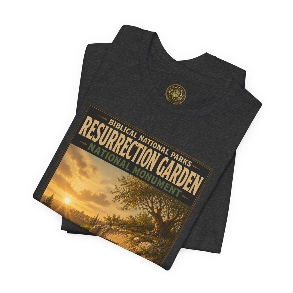 Biblical National Parks Collection VII- The Holy Week #041/041 | Matthew 28 - John 20 | Vintage nature poster Tee | Biblical national parks graphic shirt