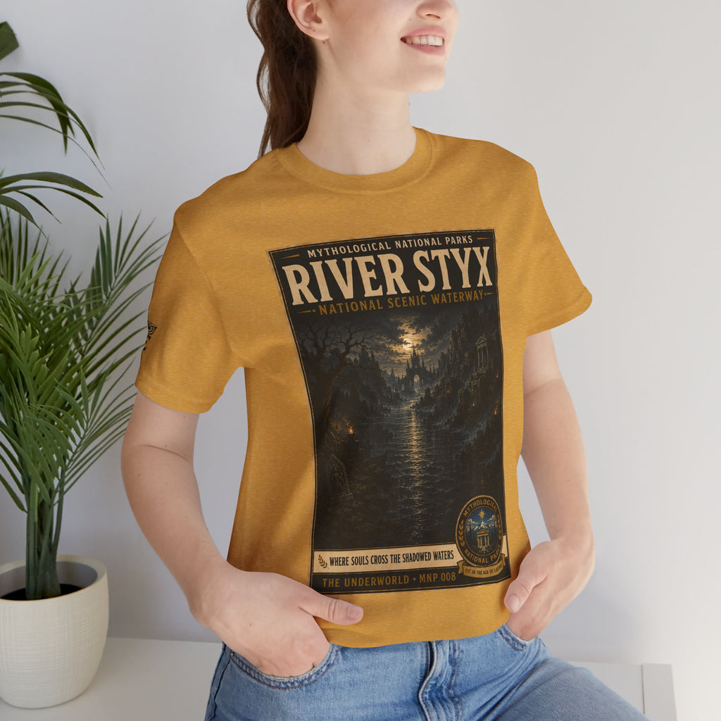 Mythological National Parks Collection II- #008-016 -The Underworld | Vintage nature poster Tee | Mythological National Parks graphic shirt
