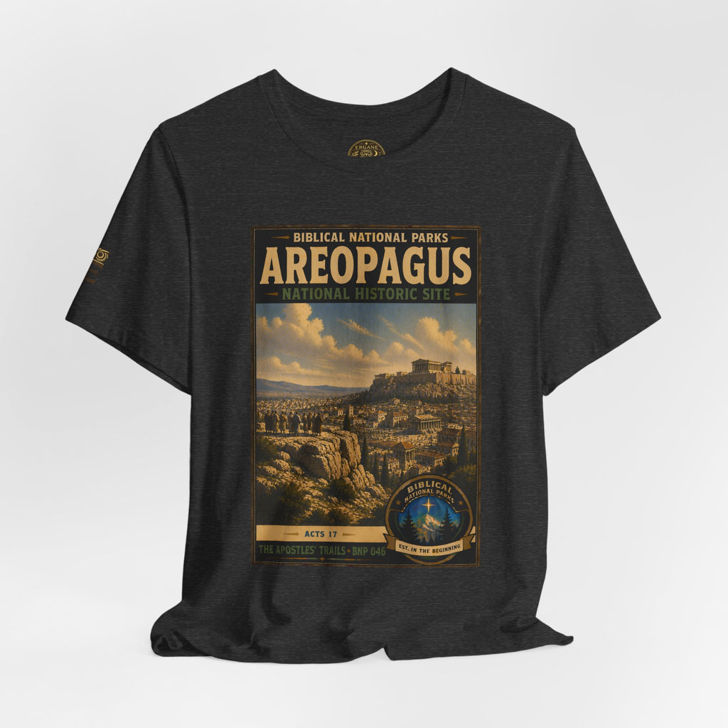 Biblical National Parks Collection VIII- The Apostles' Trails #046/049 | Acts 17 | Vintage nature poster Tee | Biblical national parks graphic shirt