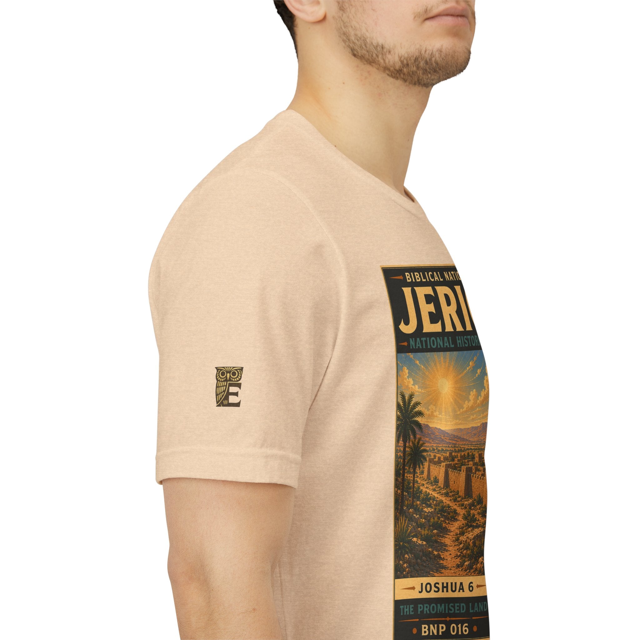 Biblical National Parks Collection III- The Promised Land #016/018 Joshua 6 | Vintage nature poster Tee | Biblical national parks graphic shirt