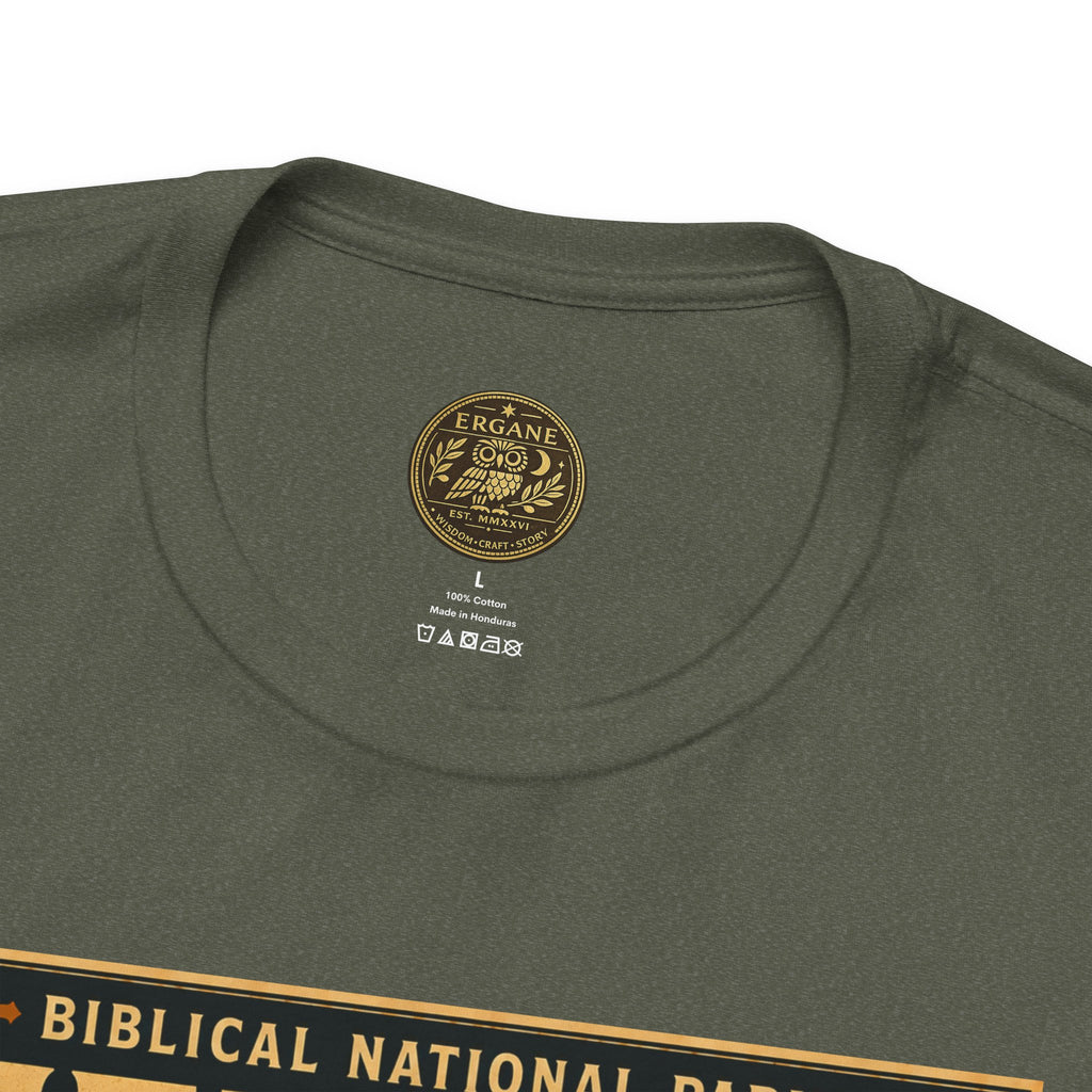 Biblical National Parks Collection III- The Promised Land #016/018 Joshua 6 | Vintage nature poster Tee | Biblical national parks graphic shirt