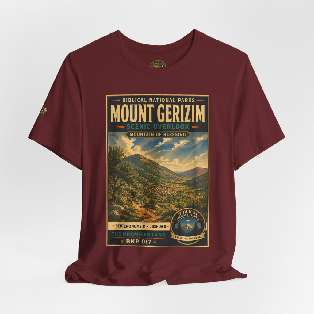 Biblical National Parks Collection III- The Promised Land #017/018 Joshua 8 | Vintage nature poster Tee | Biblical national parks graphic shirt