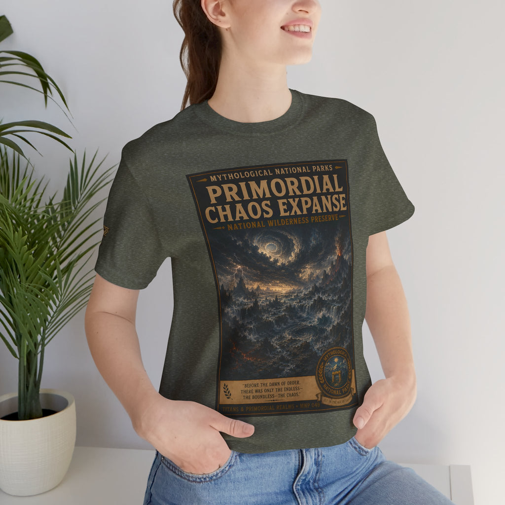 Mythological National Parks COLLECTION V- #049-050 TITANS & PRIMORDIAL REALMS | Vintage nature poster Tee | Mythological National Parks graphic shirt