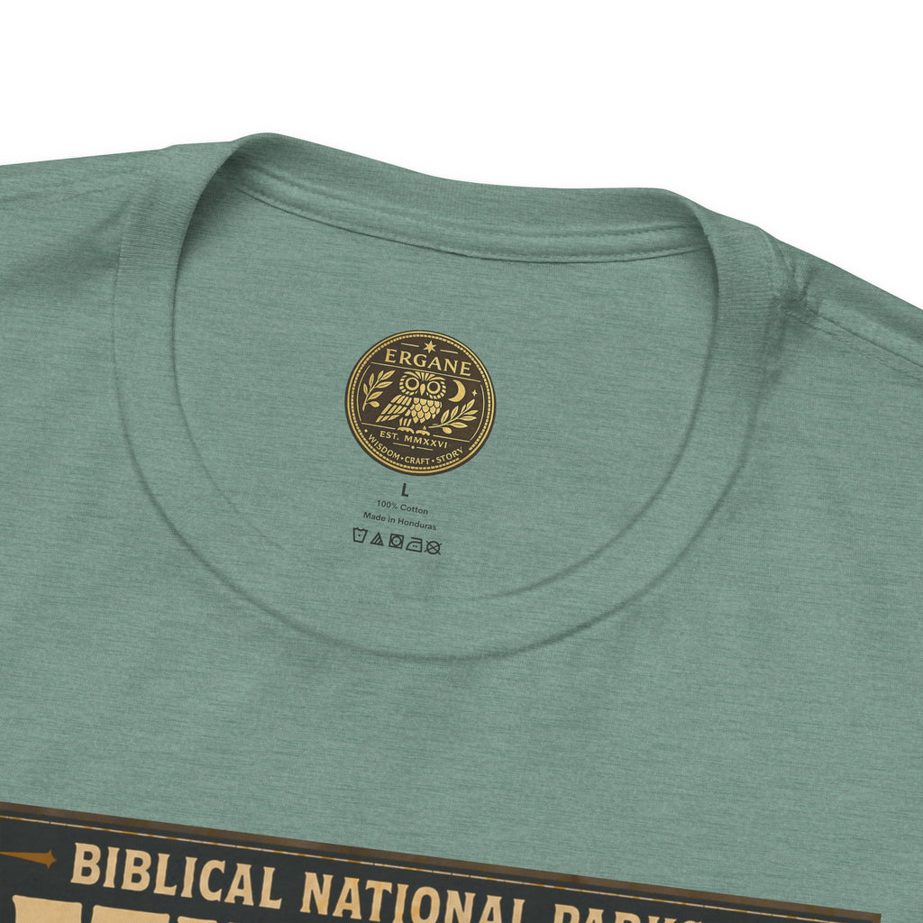 Biblical National Parks Collection VII- The Holy Week #038/041 | Matthew 26: 36-46 | Vintage nature poster Tee | Biblical national parks graphic shirt