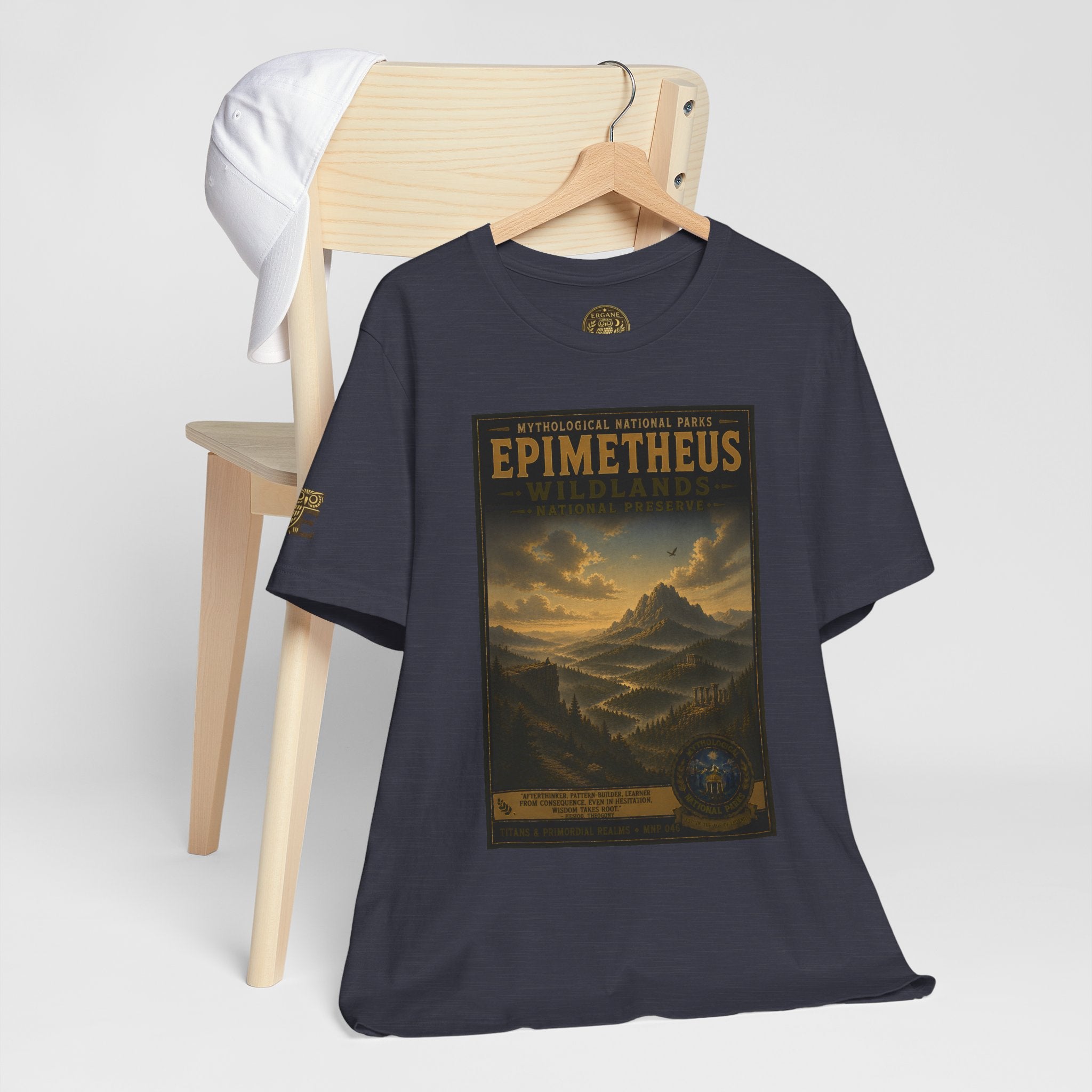 Mythological National Parks COLLECTION V- #046-050 TITANS & PRIMORDIAL REALMS | Vintage nature poster Tee | Mythological National Parks graphic shirt