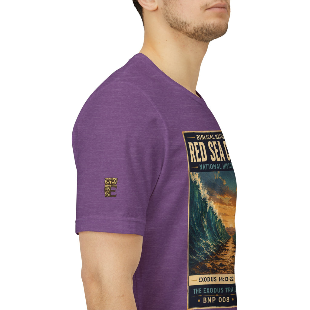Biblical National Parks Collection II- The Exodus Trail #008/013 Exodus 14: 13-22 | Vintage nature poster Tee | Biblical national parks graphic shirt