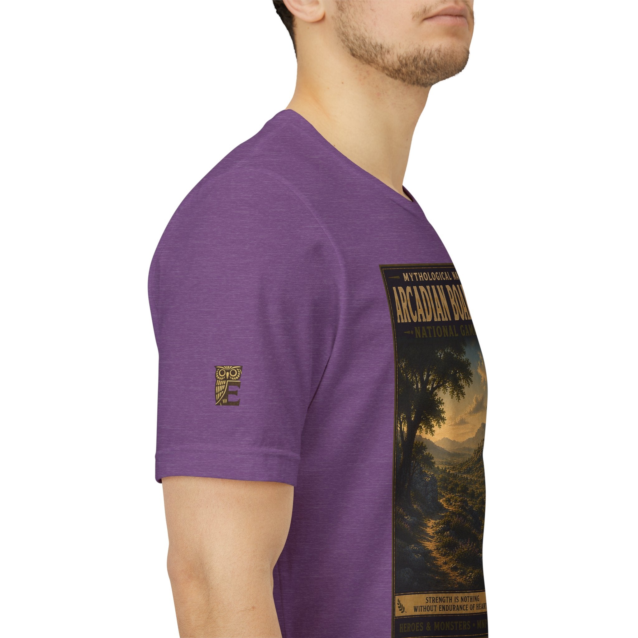 Mythological National Parks Collection III- #024-028 - Heros & Monsters | Vintage nature poster Tee | Mythological National Parks graphic shirt