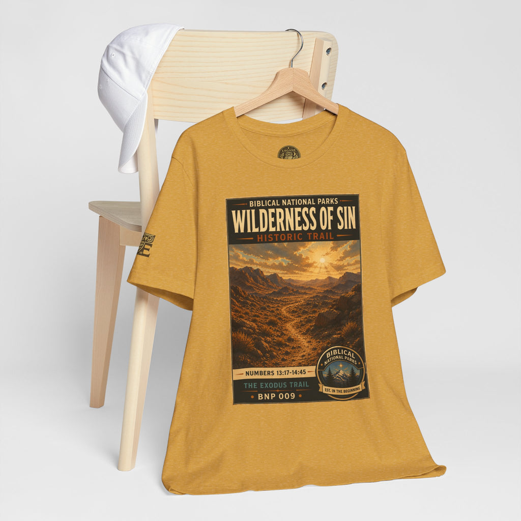 Biblical National Parks Collection II- The Exodus Trail #009/013 Exodus 13: 17 - 14:45 | Vintage nature poster Tee | Biblical national parks graphic shirt