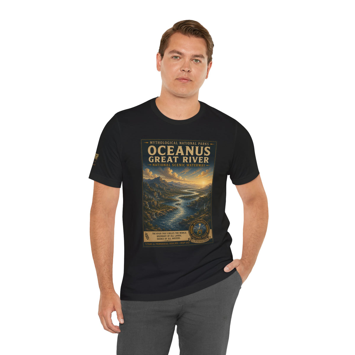 Mythological National Parks COLLECTION V- #042-050 TITANS & PRIMORDIAL REALMS | Vintage nature poster Tee | Mythological National Parks graphic shirt