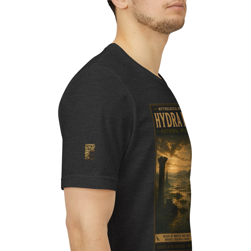 Mythological National Parks Collection III- #021-028 - Heros & Monsters | Vintage nature poster Tee | Mythological National Parks graphic shirt