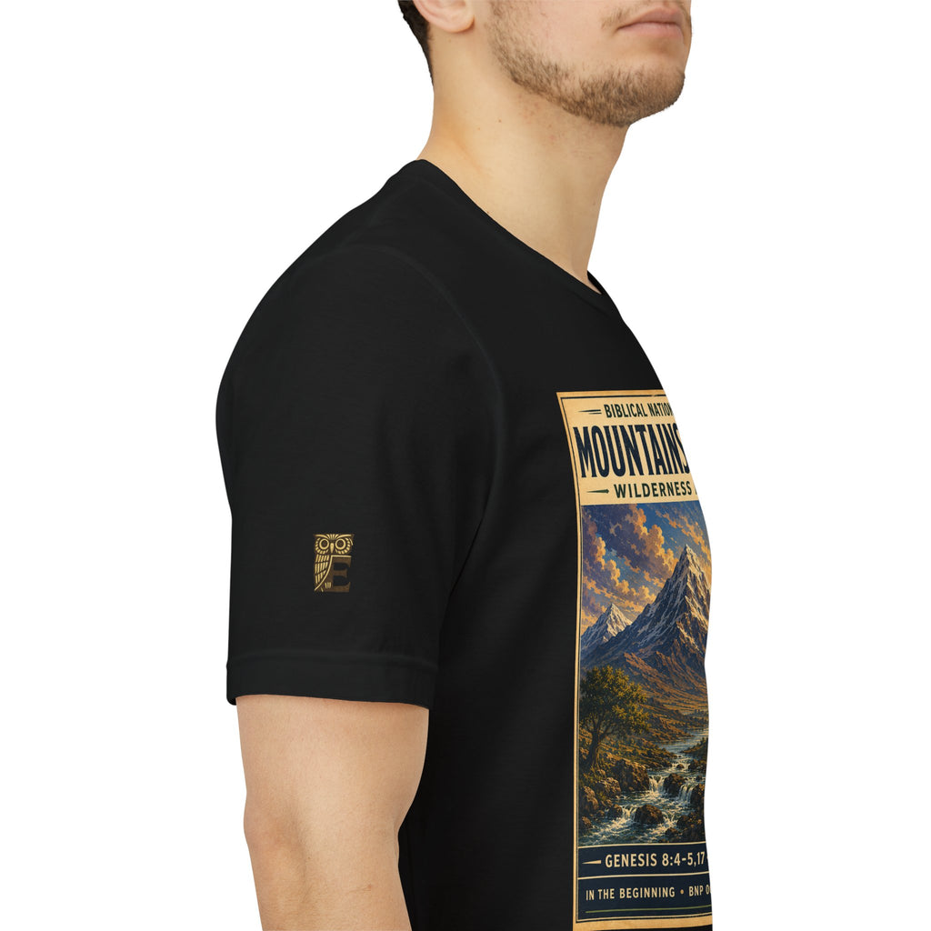 Biblical National Parks Collection I- In The Beginning #004/006 Genesis 8:4-5,17 | Vintage nature poster Tee | Biblical national parks graphic shirt