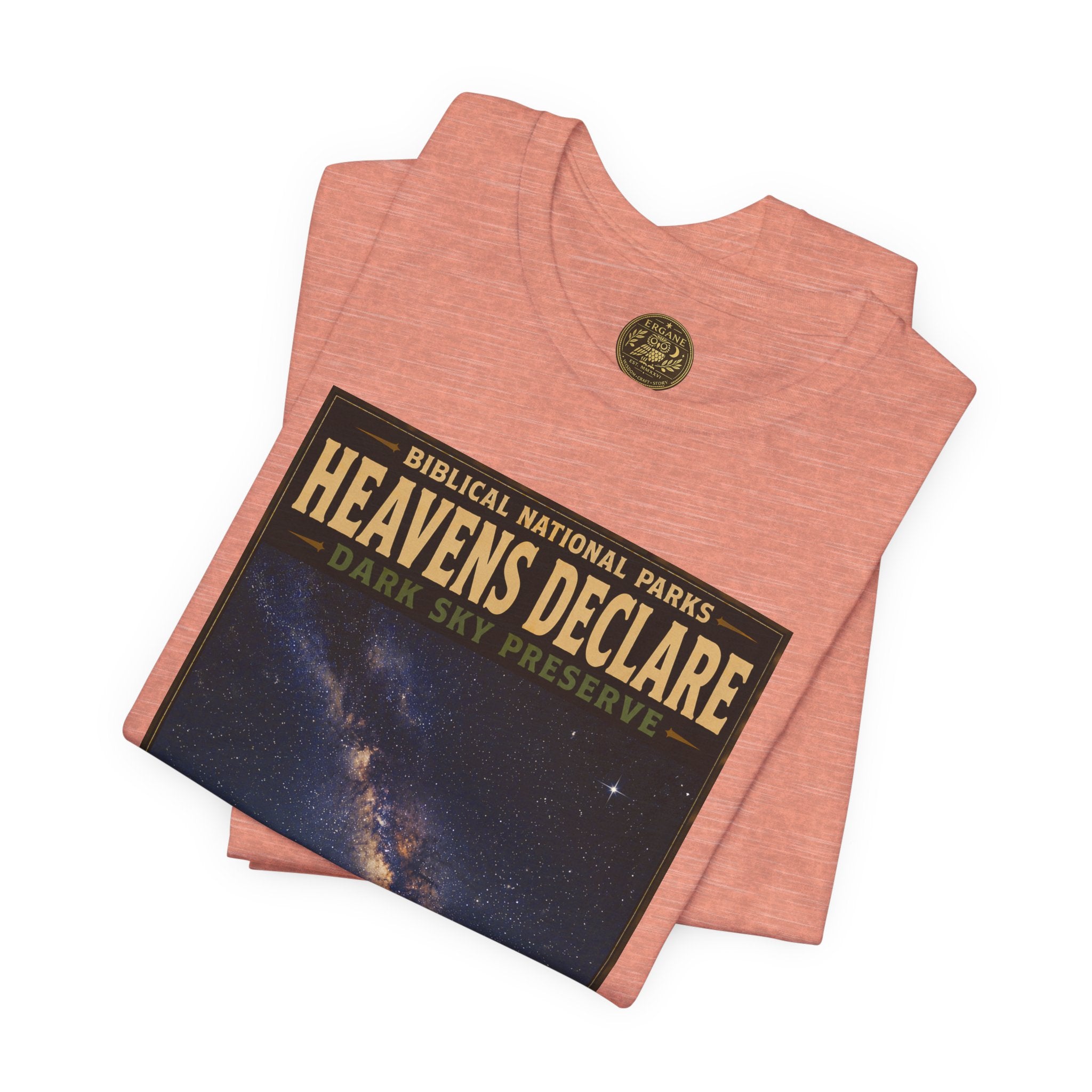 Biblical National Parks Collection IX- #054/054 -Psalms & Sacred Landscapes | Psalm 19:1 | Vintage nature poster Tee | Biblical national parks graphic shirt