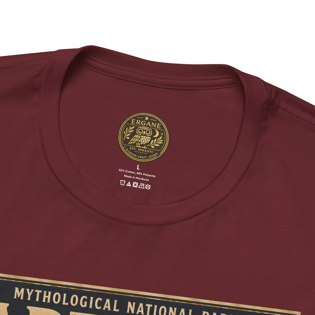 Mythological National Parks Collection I- #005-007 -The Olympians | Vintage nature poster Tee | Mythological National Parks graphic shirt