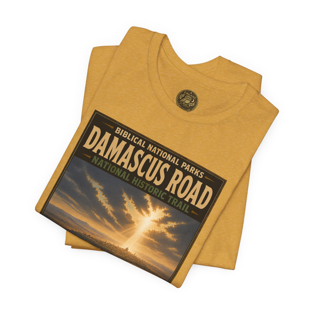Biblical National Parks Collection VIII- The Apostles' Trails #042/049 | Acts 9 | Vintage nature poster Tee | Biblical national parks graphic shirt