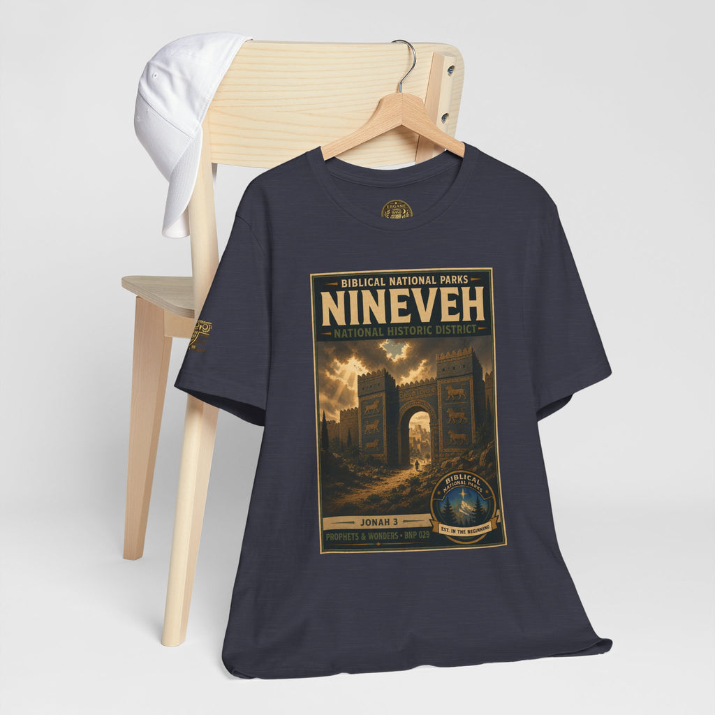 Biblical National Parks Collection V- Prophets & Wonders #029/030 Jonah 3 | Vintage nature poster Tee | Biblical national parks graphic shirt