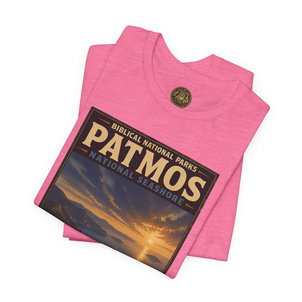 Biblical National Parks Collection X- #055/061 - Revelation: The Final Frontier | Revelation 1 | Vintage nature poster Tee | Biblical national parks graphic shirt