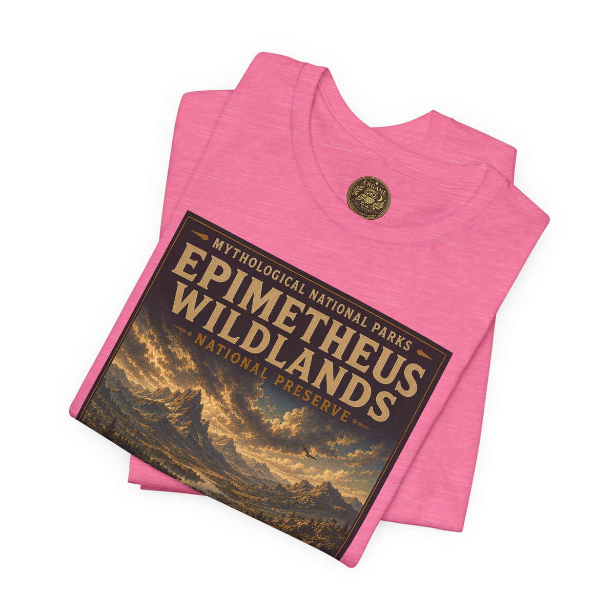 Mythological National Parks COLLECTION V- #046-050 TITANS & PRIMORDIAL REALMS | Vintage nature poster Tee | Mythological National Parks graphic shirt