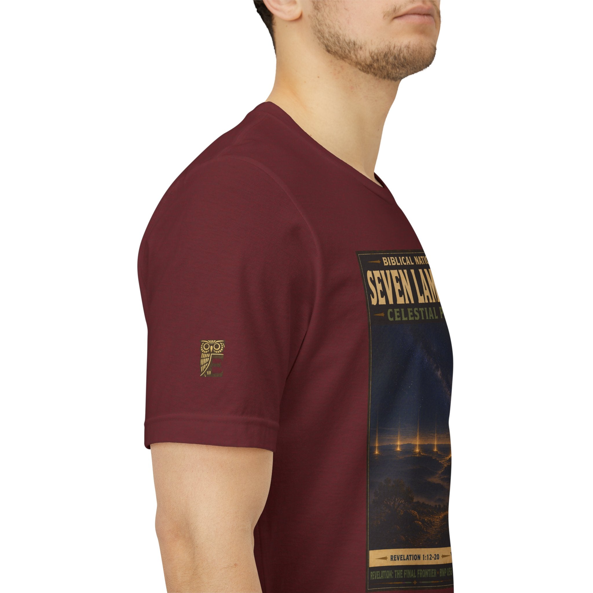 Biblical National Parks Collection X- #056/061 - Revelation: The Final Frontier | Revelation 1: 12-20 | Vintage nature poster Tee | Biblical national parks graphic shirt
