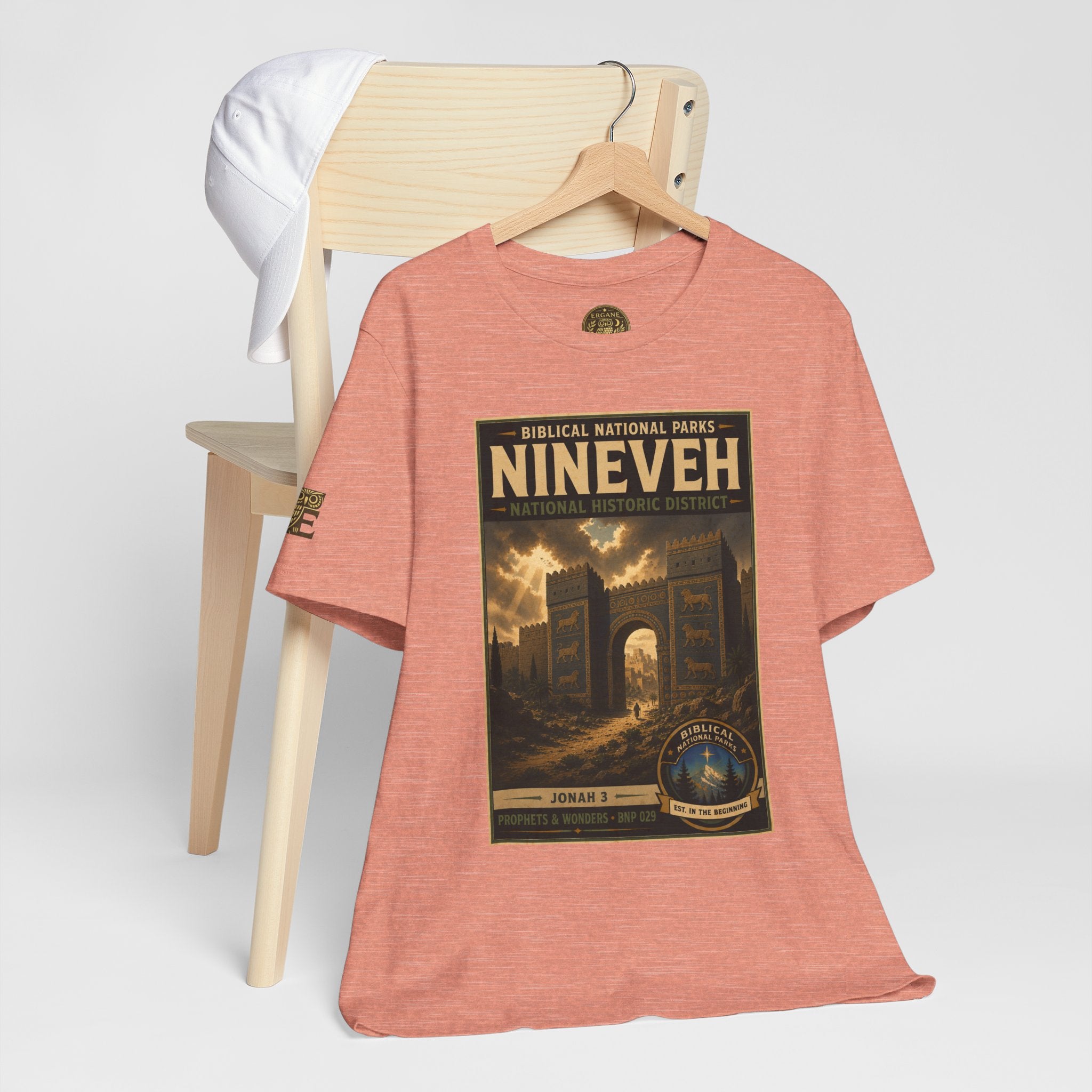 Biblical National Parks Collection V- Prophets & Wonders #029/030 Jonah 3 | Vintage nature poster Tee | Biblical national parks graphic shirt