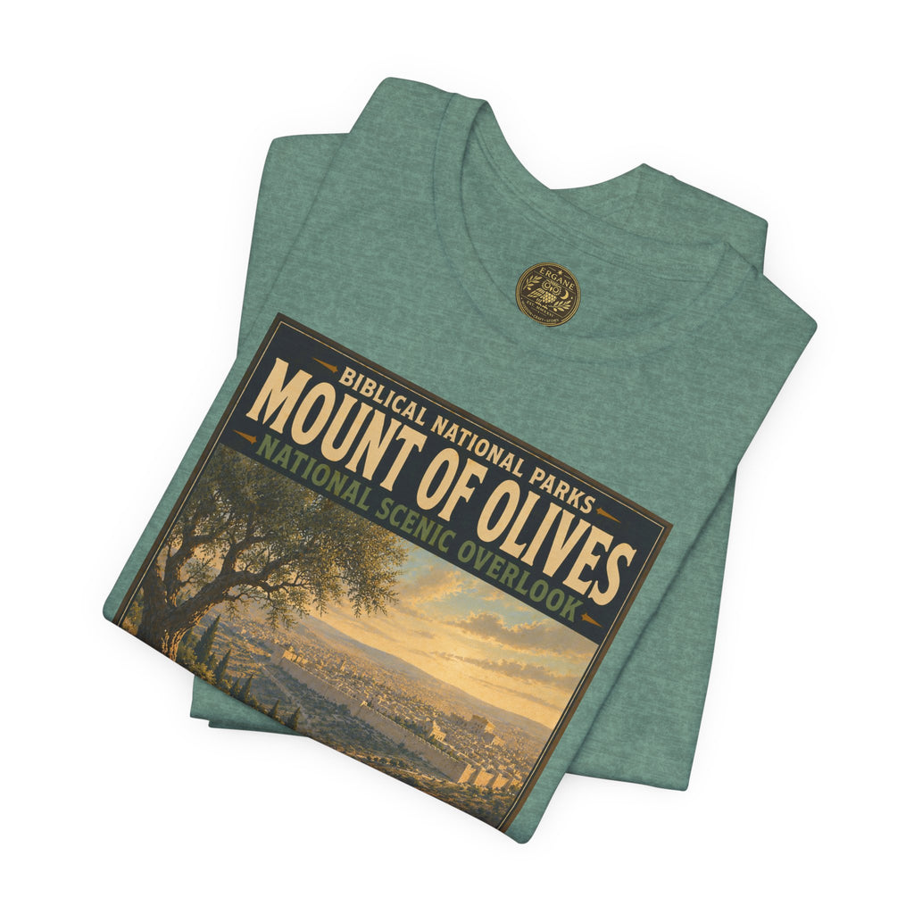 Biblical National Parks Collection VII- The Holy Week #036/041 | Matthew 21 - Luke 19 | Vintage nature poster Tee | Biblical national parks graphic shirt