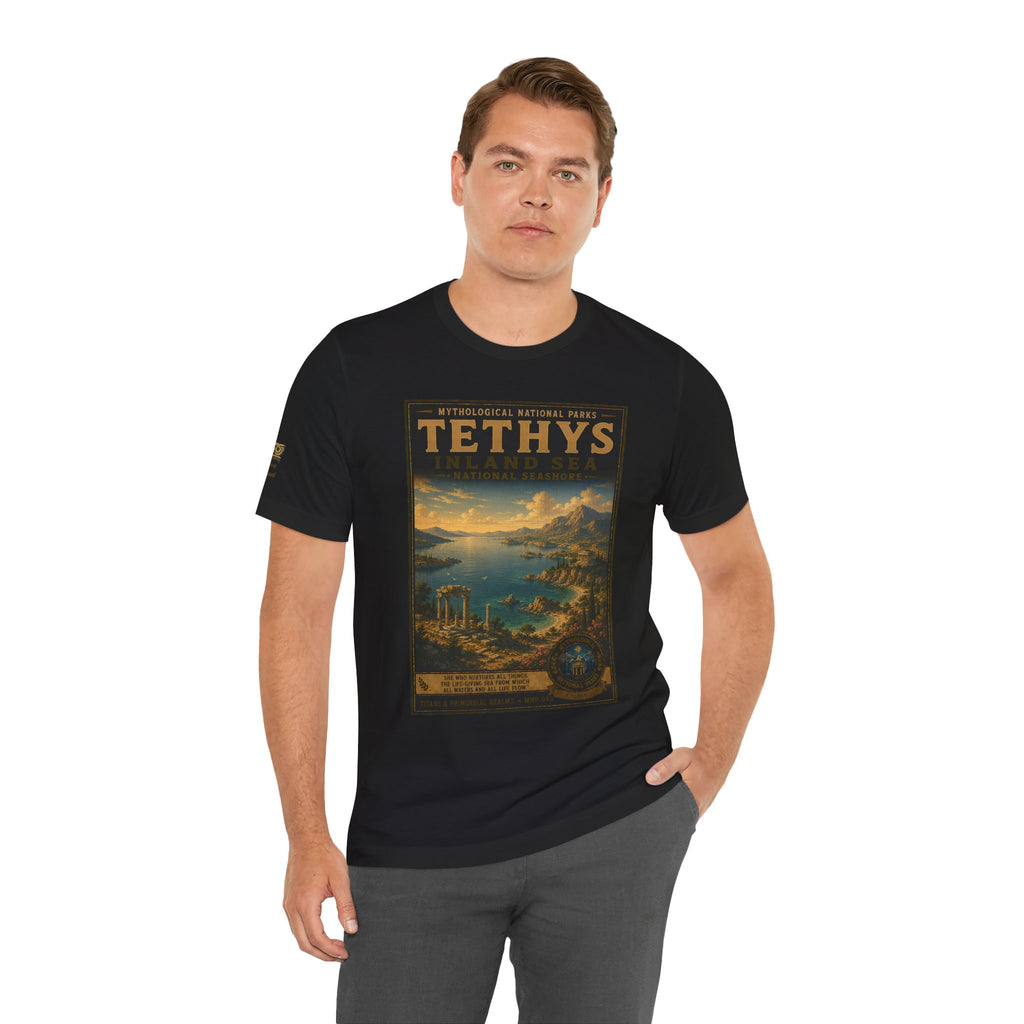 Mythological National Parks COLLECTION V- #043-050 TITANS & PRIMORDIAL REALMS | Vintage nature poster Tee | Mythological National Parks graphic shirt