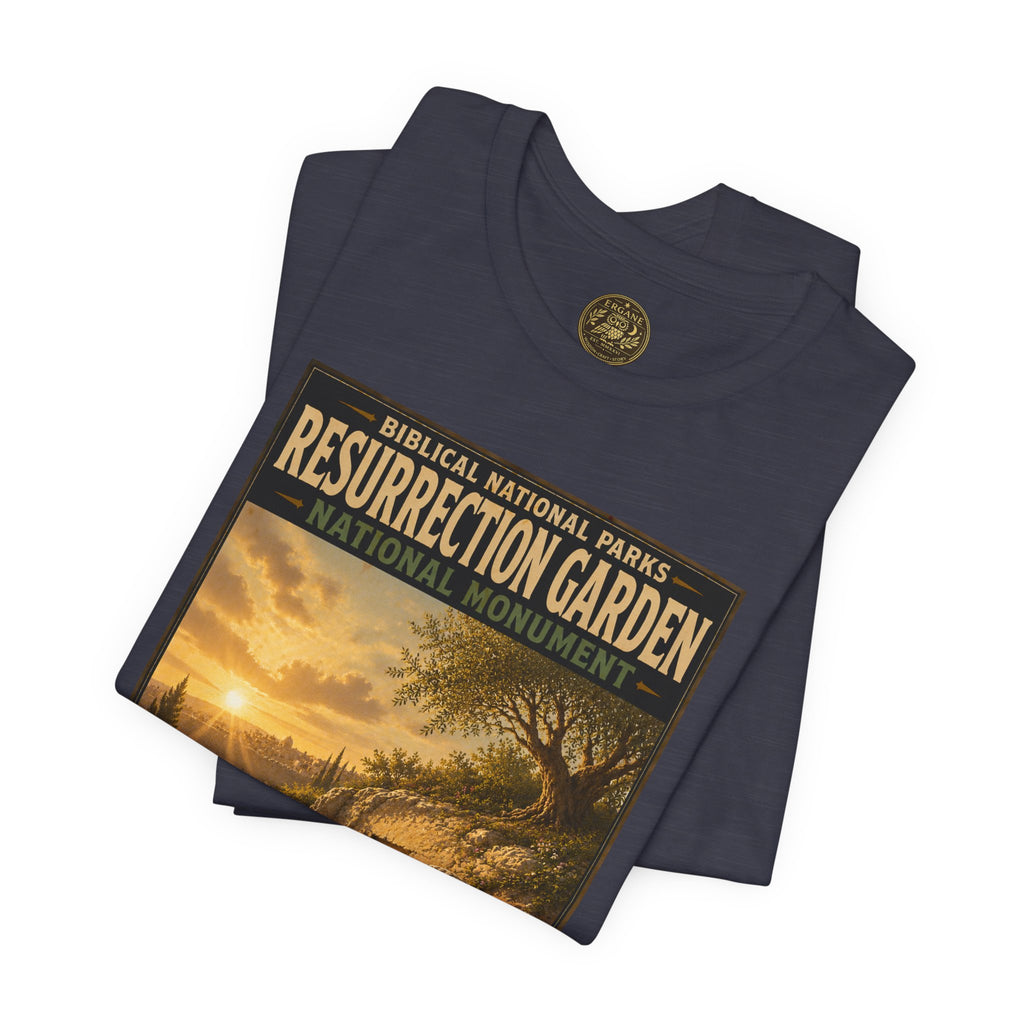 Biblical National Parks Collection VII- The Holy Week #041/041 | Matthew 28 - John 20 | Vintage nature poster Tee | Biblical national parks graphic shirt