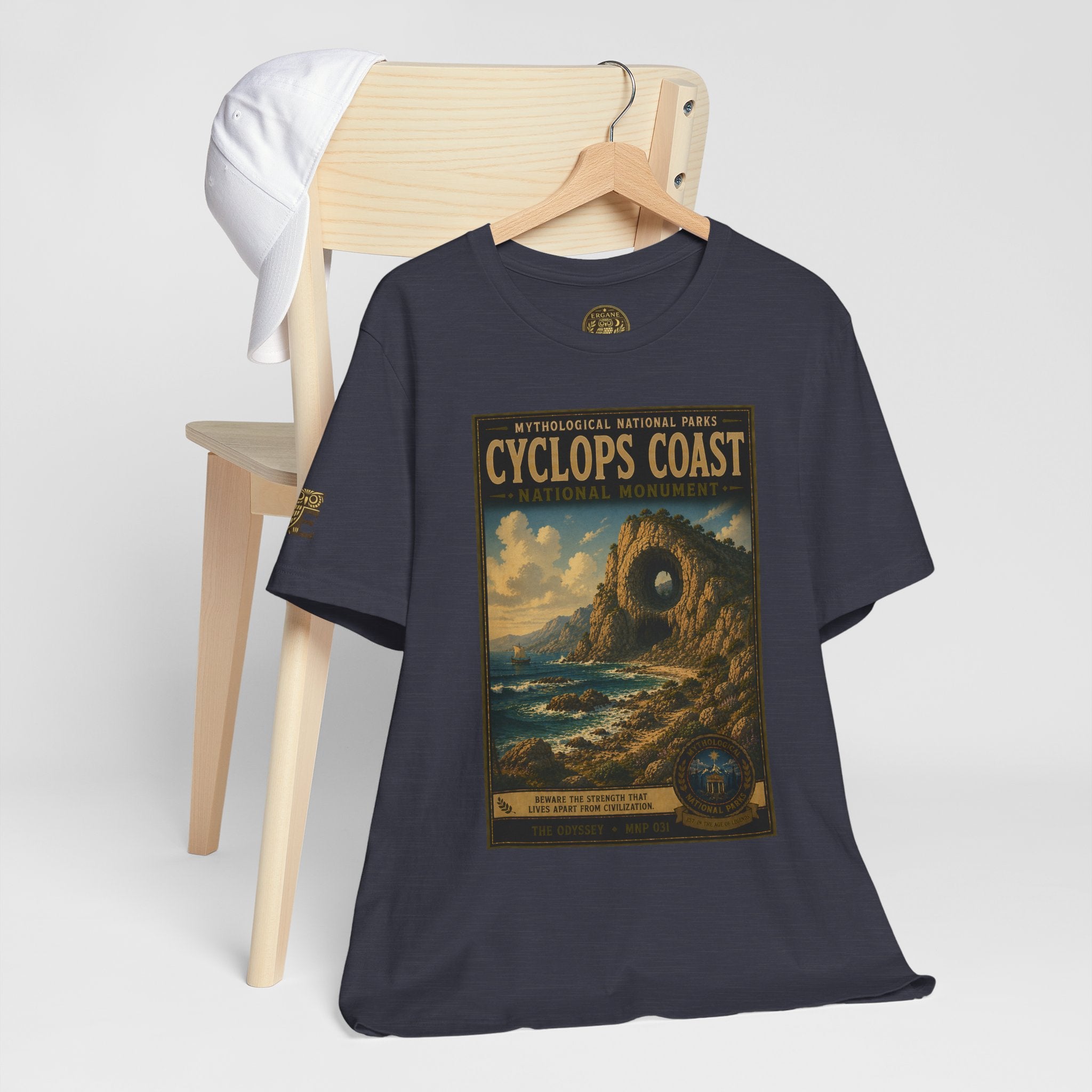 Mythological National Parks Collection IV- #031-038 - THE ODYSSEY | Vintage nature poster Tee | Mythological National Parks graphic shirt