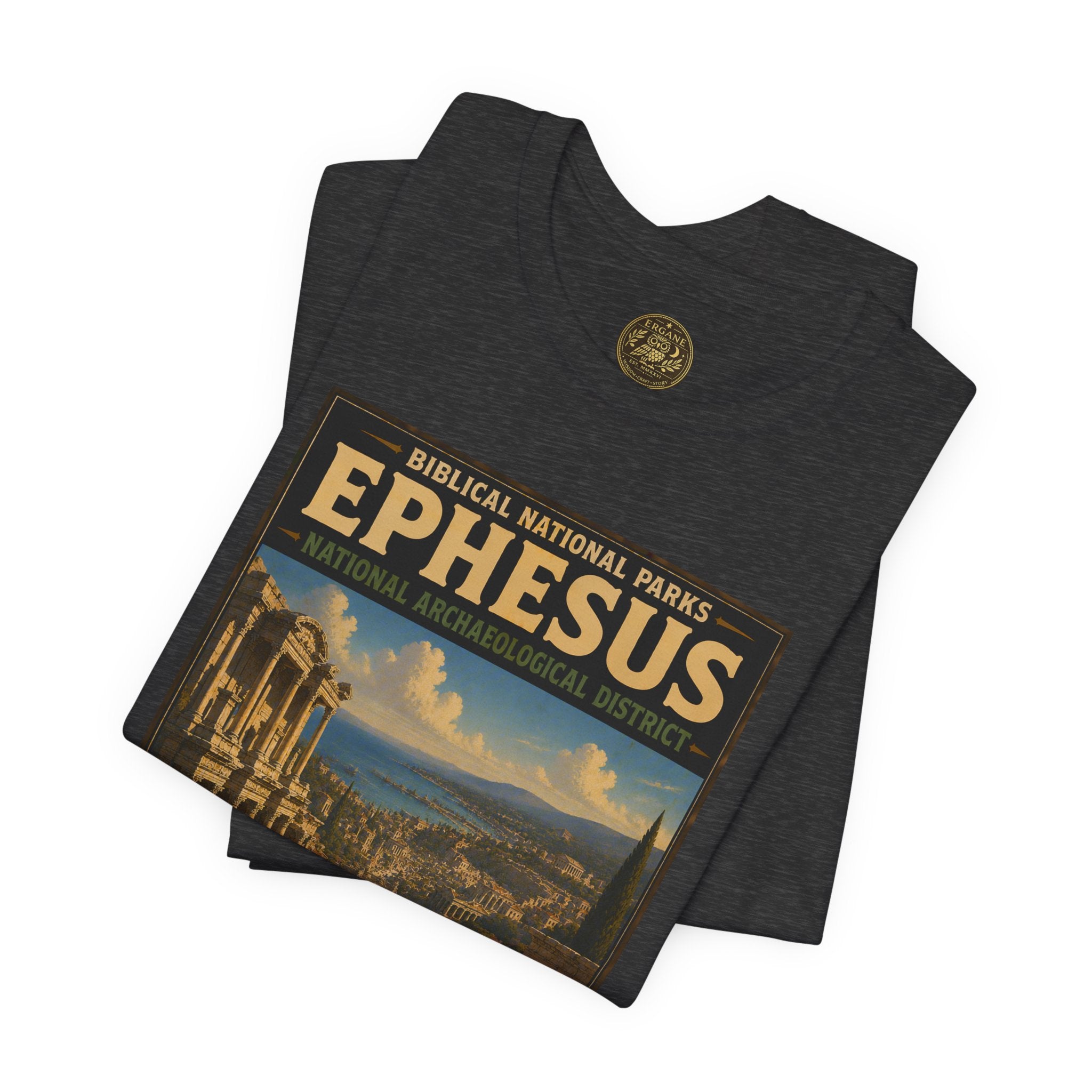 Biblical National Parks Collection VIII- The Apostles' Trails #048/049 | Acts 19 | Vintage nature poster Tee | Biblical national parks graphic shirt