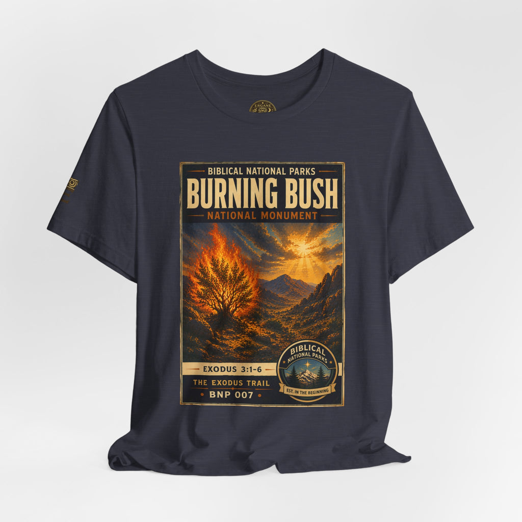 Biblical National Parks Collection II- The Exodus Trail #007/013 Exodus 3: 1-6 | Vintage nature poster Tee | Biblical national parks graphic shirt