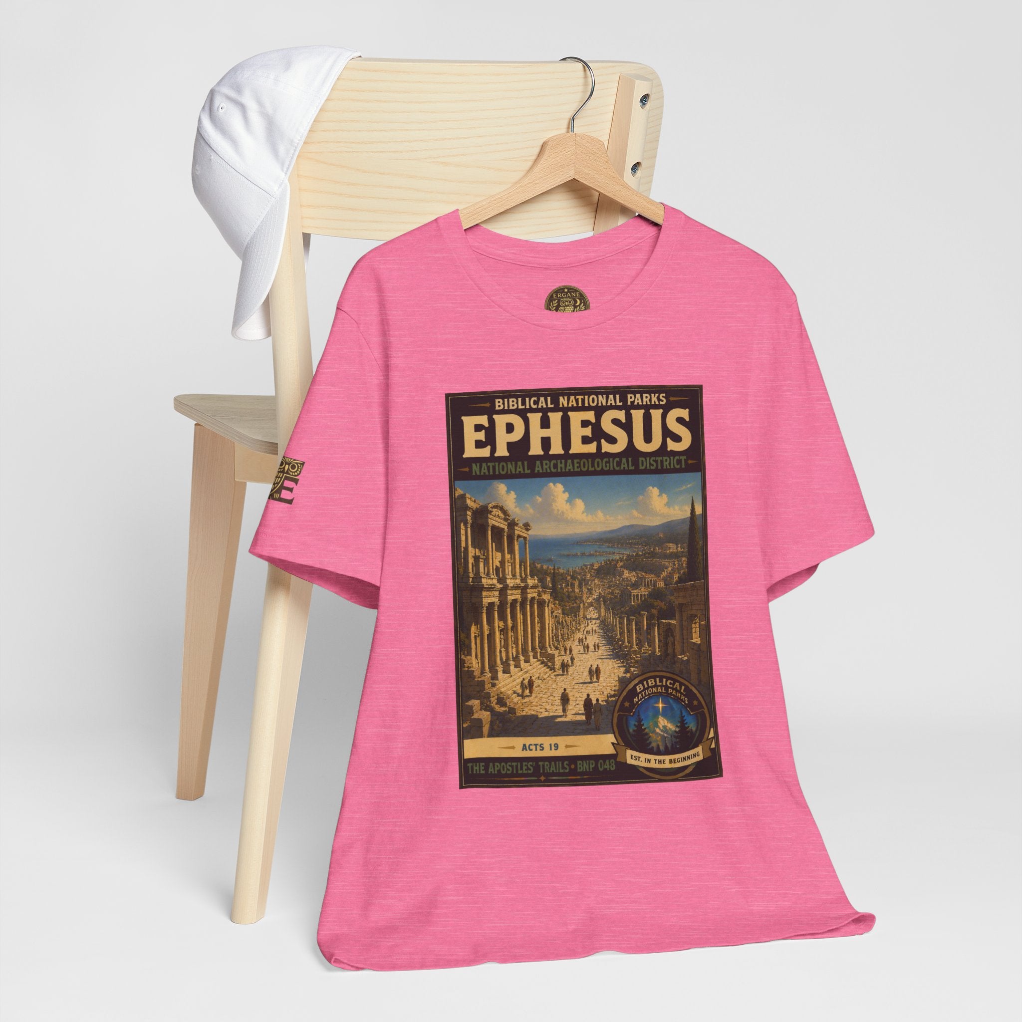 Biblical National Parks Collection VIII- The Apostles' Trails #048/049 | Acts 19 | Vintage nature poster Tee | Biblical national parks graphic shirt