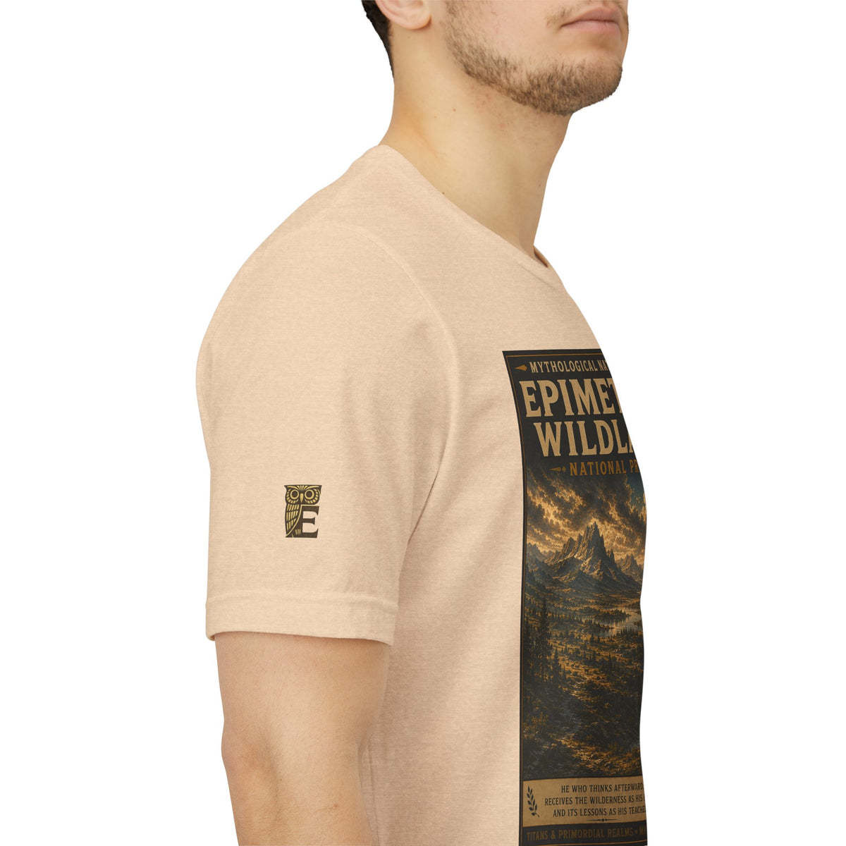 Mythological National Parks COLLECTION V- #046-050 TITANS & PRIMORDIAL REALMS | Vintage nature poster Tee | Mythological National Parks graphic shirt