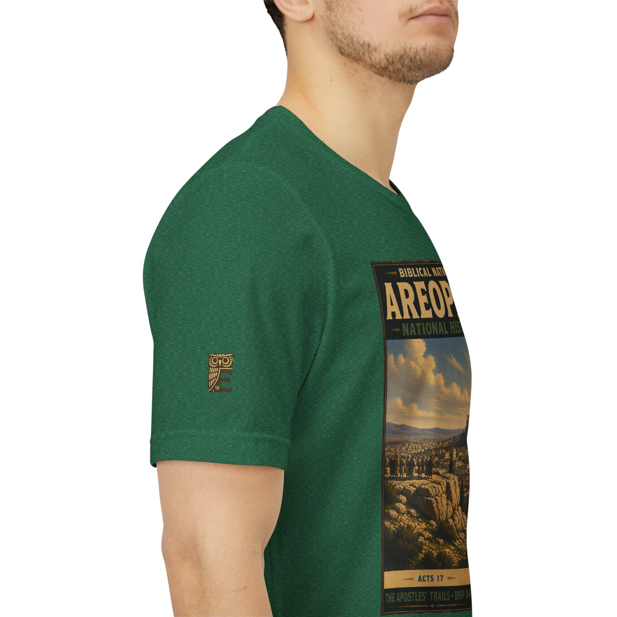 Biblical National Parks Collection VIII- The Apostles' Trails #046/049 | Acts 17 | Vintage nature poster Tee | Biblical national parks graphic shirt