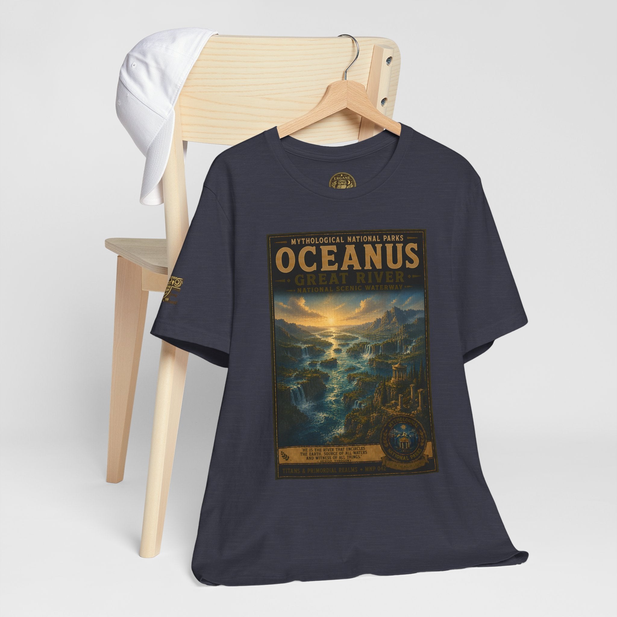 Mythological National Parks COLLECTION V- #042-050 TITANS & PRIMORDIAL REALMS | Vintage nature poster Tee | Mythological National Parks graphic shirt