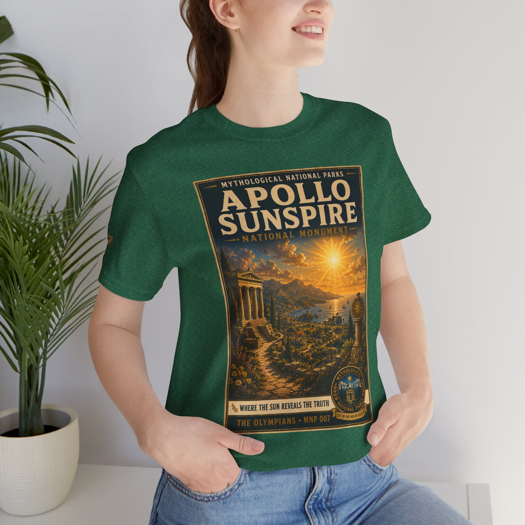 Mythological National Parks Collection I- #007-007 -The Olympians | Vintage nature poster Tee | Mythological National Parks graphic shirt
