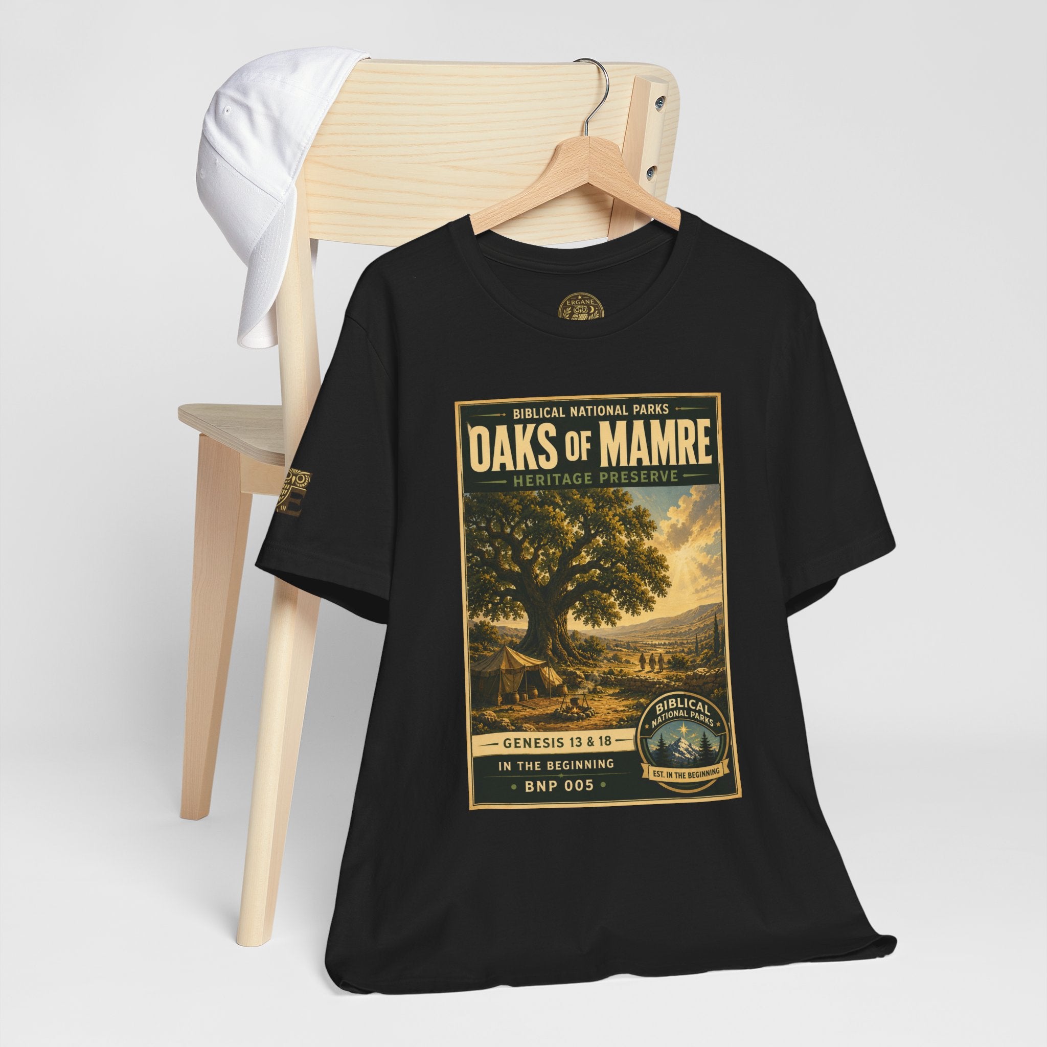 Biblical National Parks Collection I- In The Beginning #005/006 Genesis 13 & 18 | Vintage nature poster Tee | Biblical national parks graphic shirt