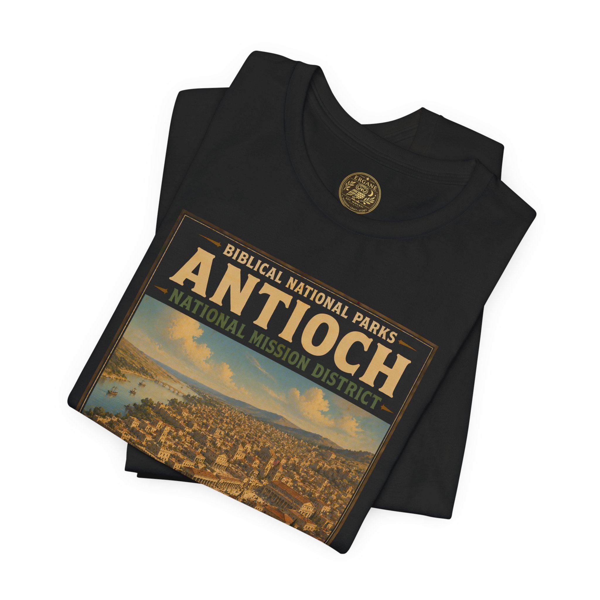 Biblical National Parks Collection VIII- The Apostles' Trails #043/049 | Acts 11-13 | Vintage nature poster Tee | Biblical national parks graphic shirt