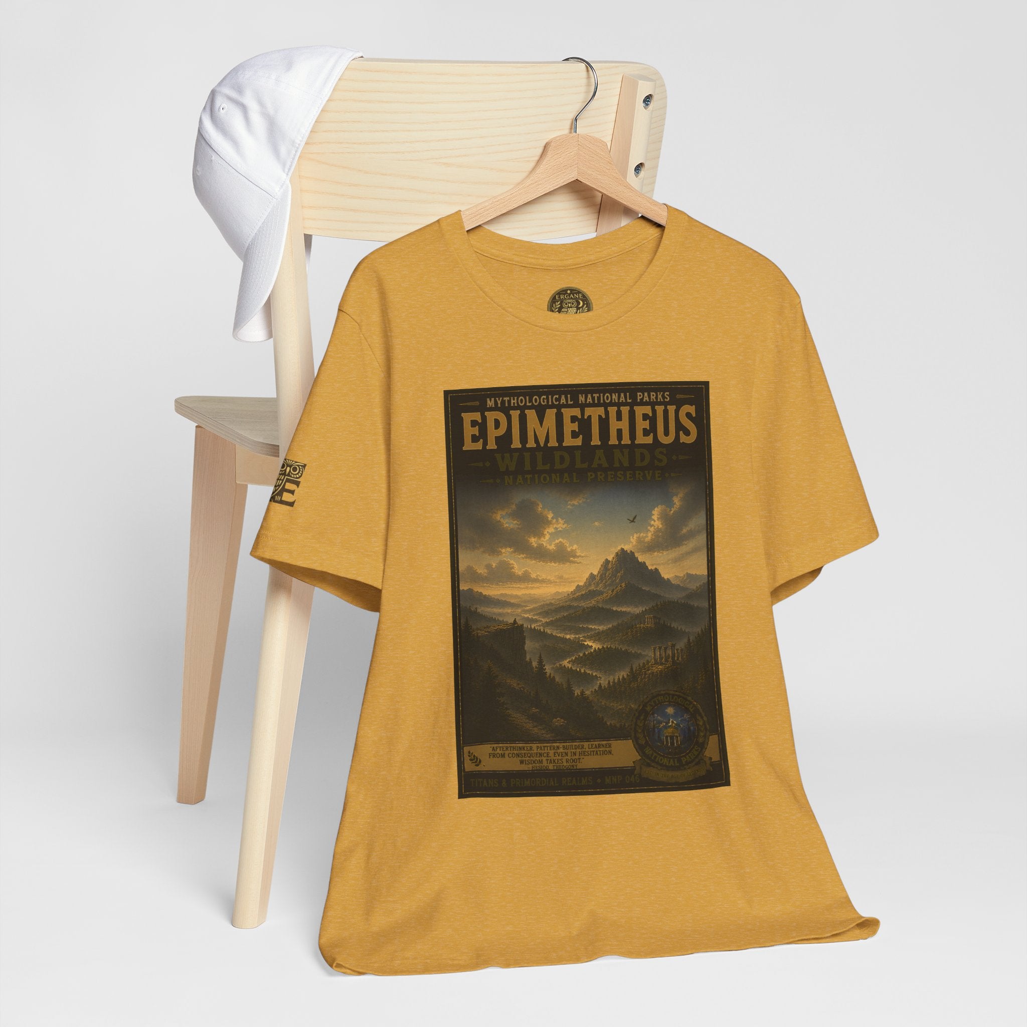 Mythological National Parks COLLECTION V- #046-050 TITANS & PRIMORDIAL REALMS | Vintage nature poster Tee | Mythological National Parks graphic shirt