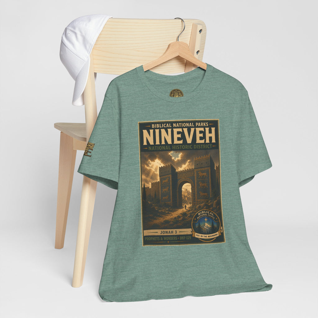 Biblical National Parks Collection V- Prophets & Wonders #029/030 Jonah 3 | Vintage nature poster Tee | Biblical national parks graphic shirt