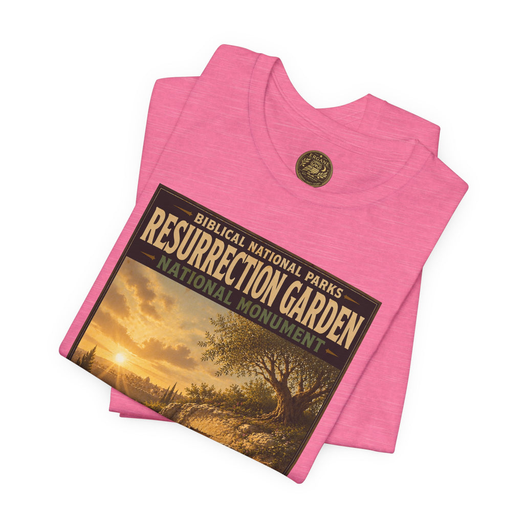 Biblical National Parks Collection VII- The Holy Week #041/041 | Matthew 28 - John 20 | Vintage nature poster Tee | Biblical national parks graphic shirt