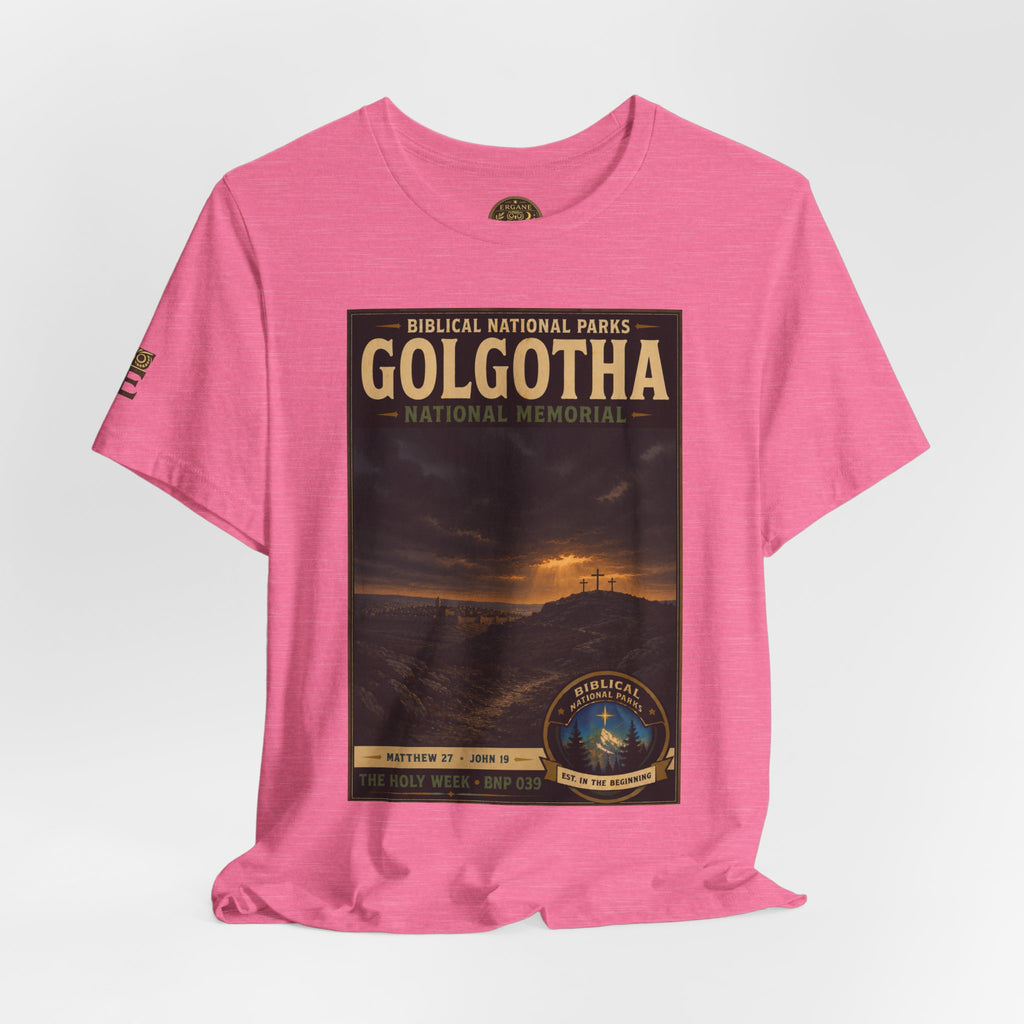 Biblical National Parks Collection VII- The Holy Week #039/041 | Matthew 27 - John 19 | Vintage nature poster Tee | Biblical national parks graphic shirt