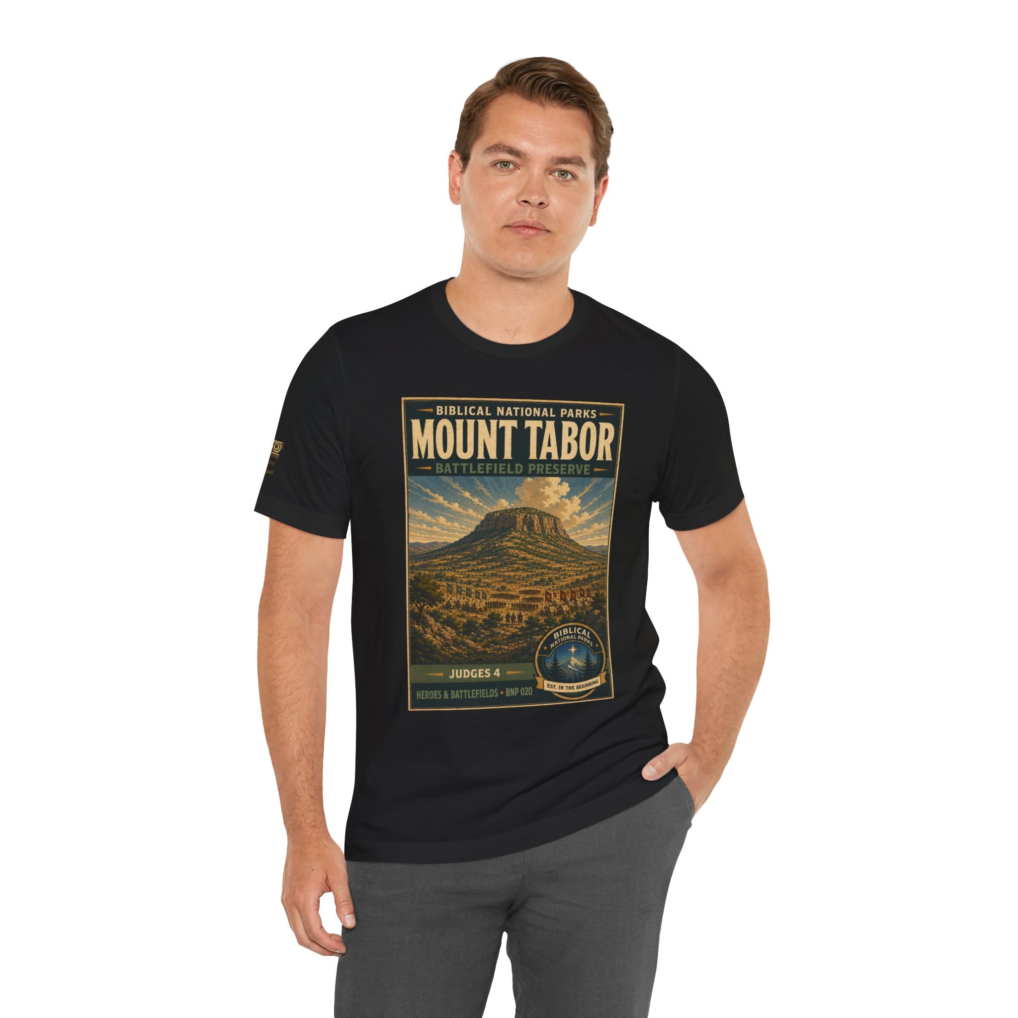 Biblical National Parks Collection IV- Heros & Battlefields #020/023 Judges 4 | Vintage nature poster Tee | Biblical national parks graphic shirt