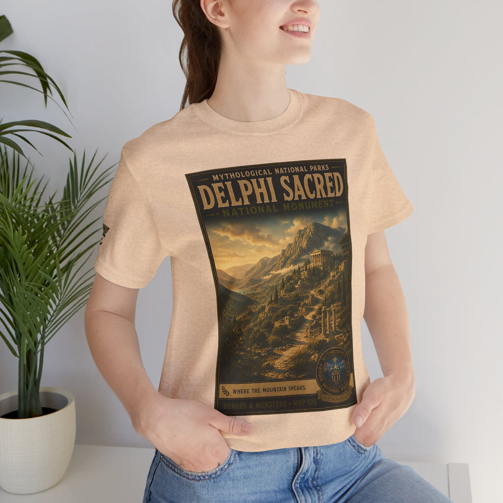 Mythological National Parks Collection III- #025-028 - Heros & Monsters | Vintage nature poster Tee | Mythological National Parks graphic shirt