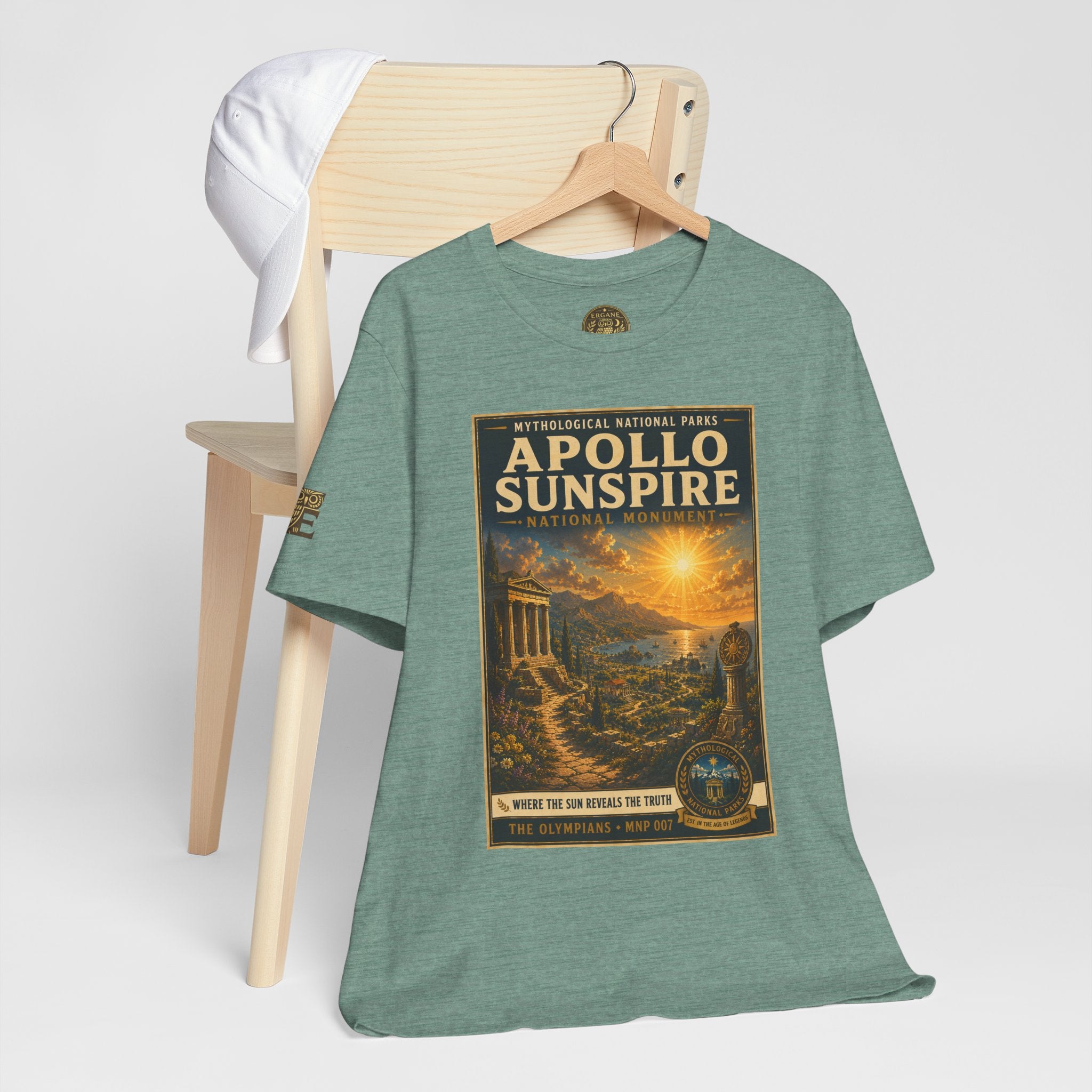 Mythological National Parks Collection I- #007-007 -The Olympians | Vintage nature poster Tee | Mythological National Parks graphic shirt