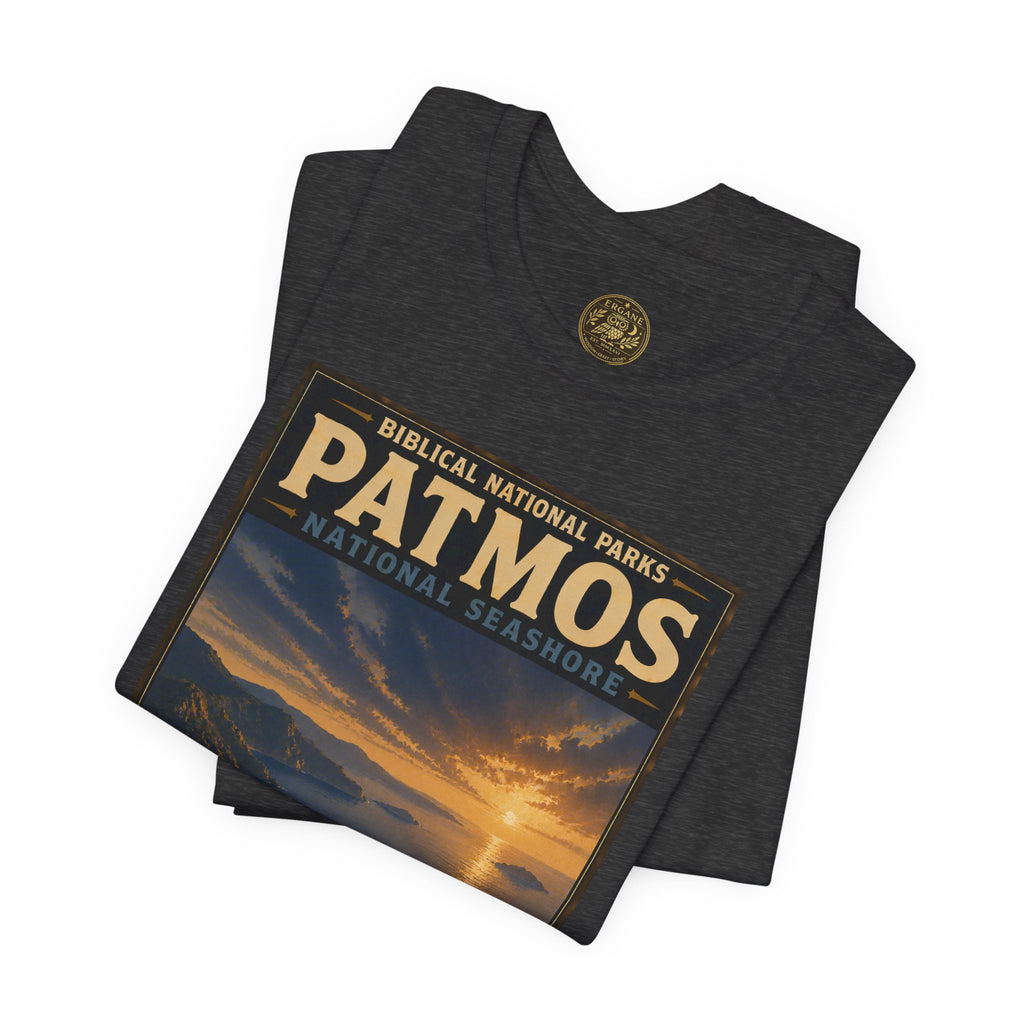 Biblical National Parks Collection X- #055/061 - Revelation: The Final Frontier | Revelation 1 | Vintage nature poster Tee | Biblical national parks graphic shirt