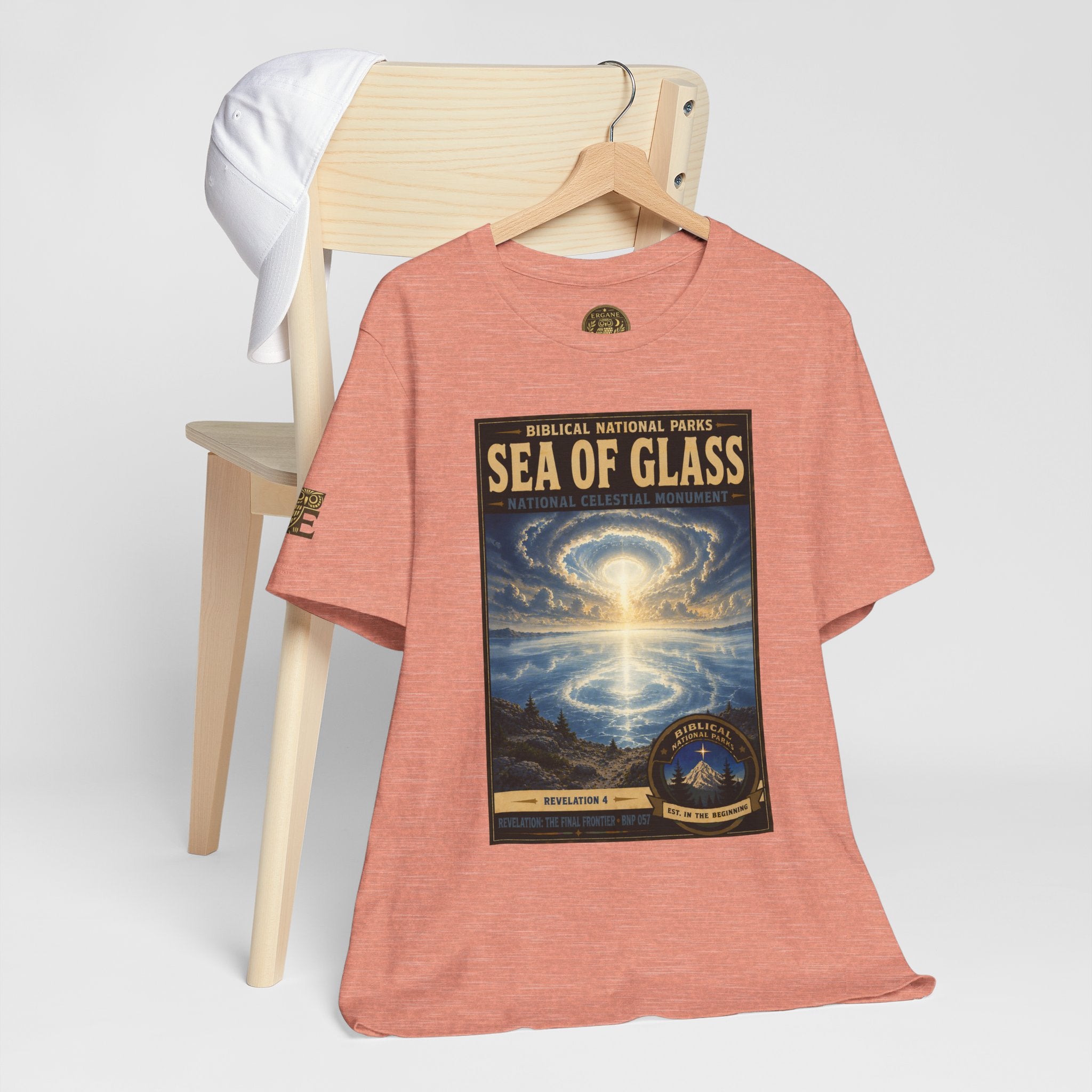 Biblical National Parks Collection X- #057/061 - Revelation: The Final Frontier | Revelation 4 | Vintage nature poster Tee | Biblical national parks graphic shirt