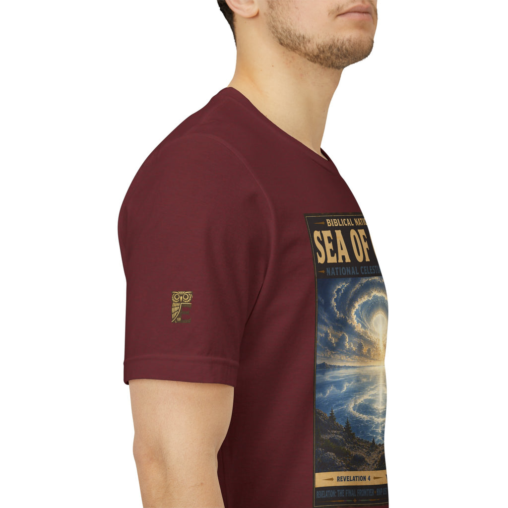 Biblical National Parks Collection X- #057/061 - Revelation: The Final Frontier | Revelation 4 | Vintage nature poster Tee | Biblical national parks graphic shirt