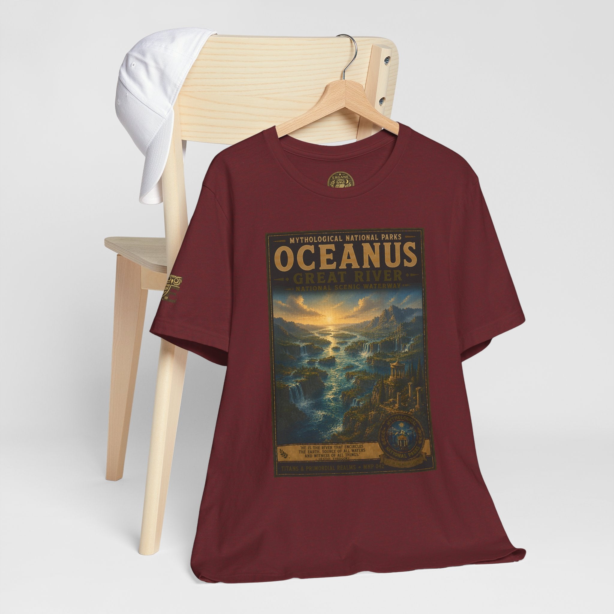 Mythological National Parks COLLECTION V- #042-050 TITANS & PRIMORDIAL REALMS | Vintage nature poster Tee | Mythological National Parks graphic shirt