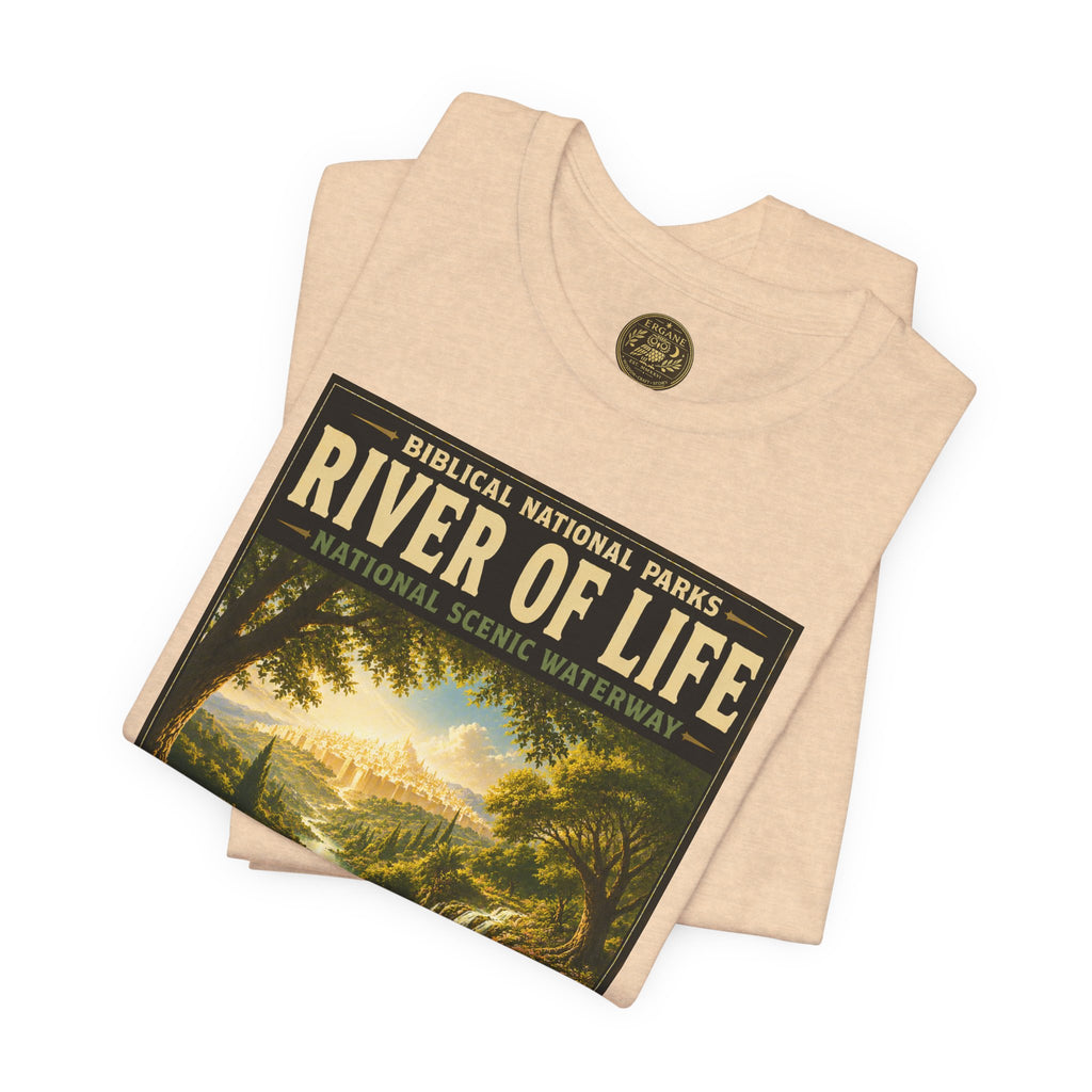 Biblical National Parks Collection X- #061/061 - Revelation: The Final Frontier | Revelation 22 | Vintage nature poster Tee | Biblical national parks graphic shirt 2